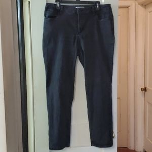 CROFT&BARROW Faded Black Jeans Sz 16